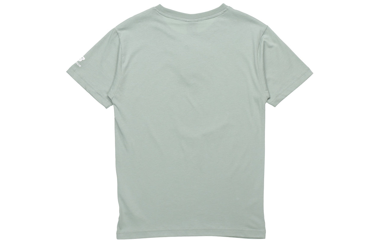 New Balance Casual Graphic Print T-Shirt Asia Sizing 'Green' AMT12340-LIH
