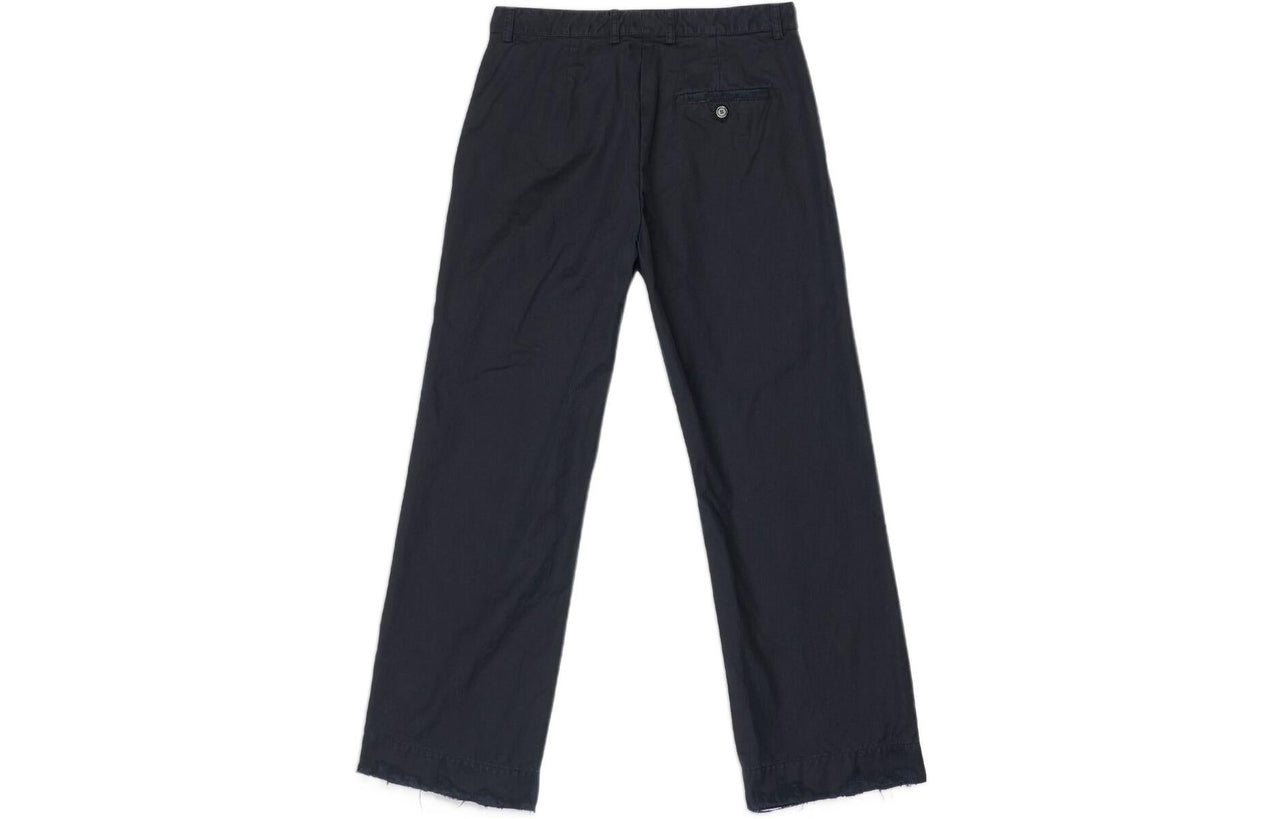 Balenciaga Cropped Cotton Trousers 'Noir' 699004TKP061000