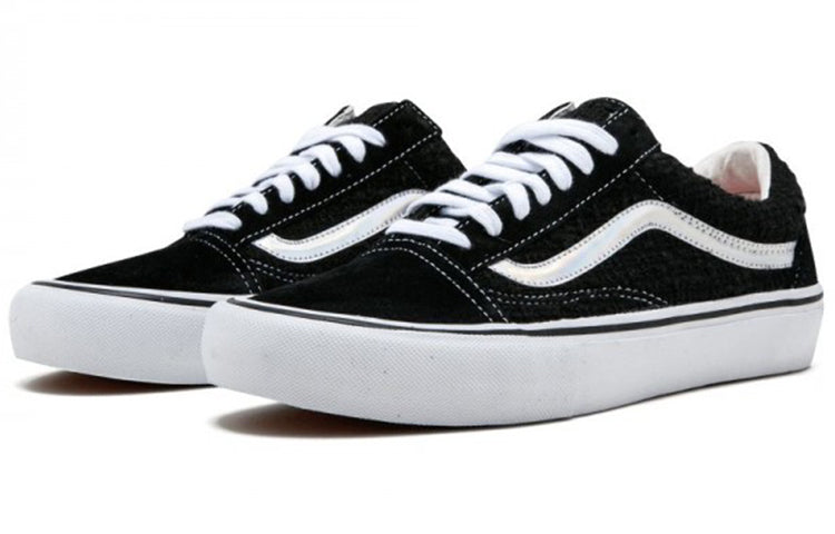 Supreme x Vans Old School Pro Iridescent Sneakers Unisex Black VN000ZD4JHX