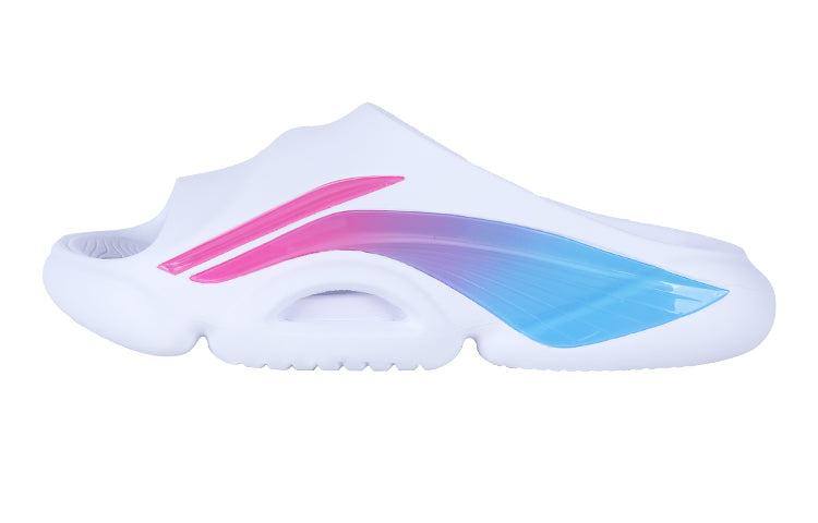 Li-Ning 8 PE Courtside Slides 'White' ABTS009-1