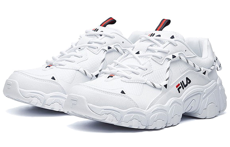 FILA CAT Running Shoes White Korean Version Unisex 1JM01248D_100