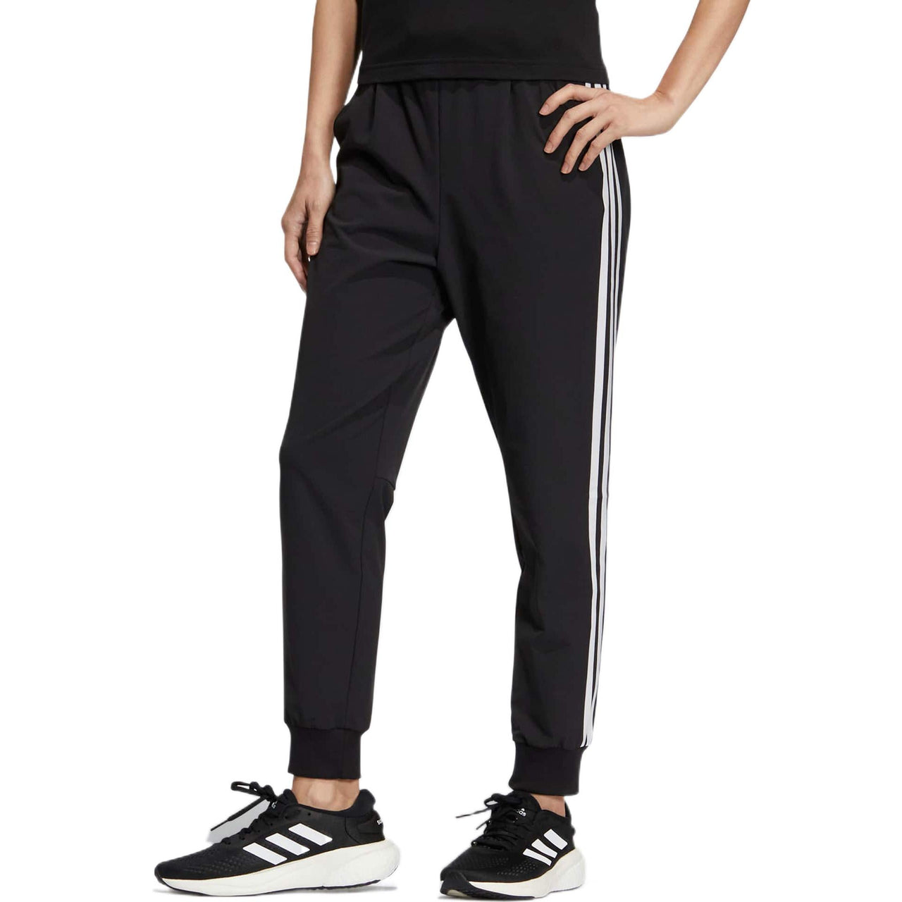 (WMNS) adidas Must Have 3-Stripe Pants Asia Sizing 'Black' HM7039