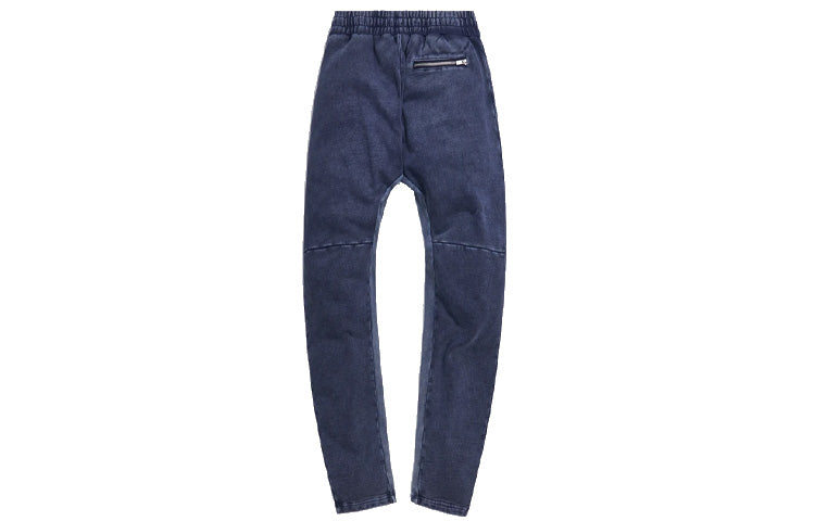 KITH Bleecker Crystal Wash Fleece Sweatpant 'Obsidian Navy' KH6315-102