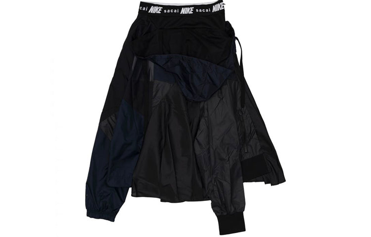 (WMNS) Nike x sacai Skirt 'Black Dark Obsidian' CD6299-012