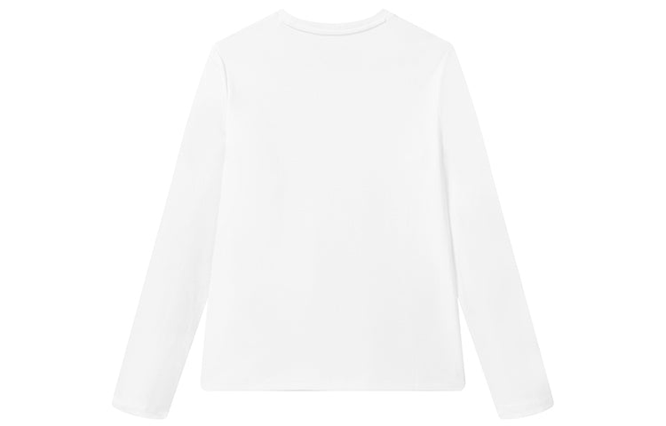 (WMNS) FILA Minimalistic LOGO Long Sleeves Top 'White' F11W048202F-WT