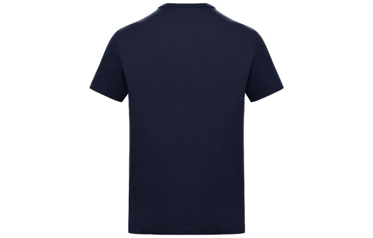 Men's Moncler Short Sleeve Round Neck Blue 0918C707108390T778
