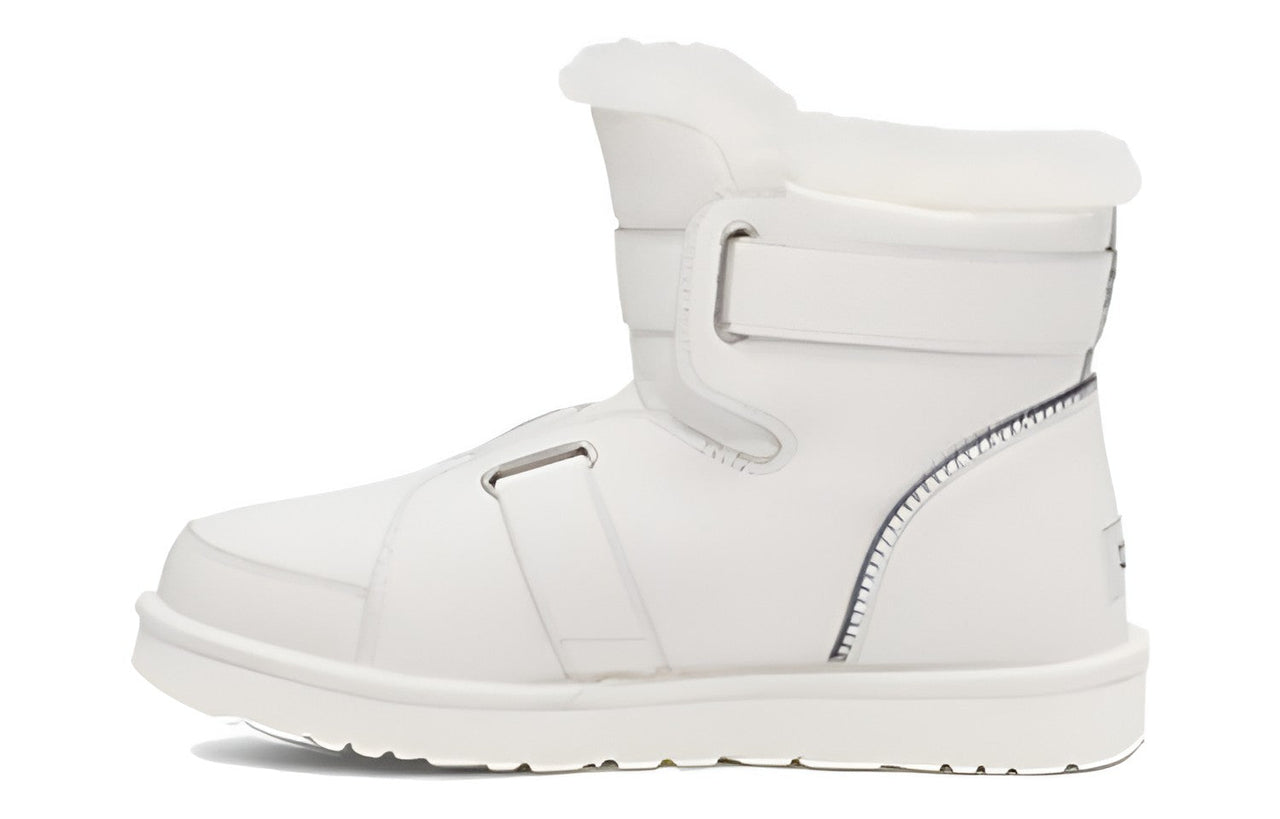 (WMNS) UGG Mini Buckle Short Boots 'White' 1138157-WHT