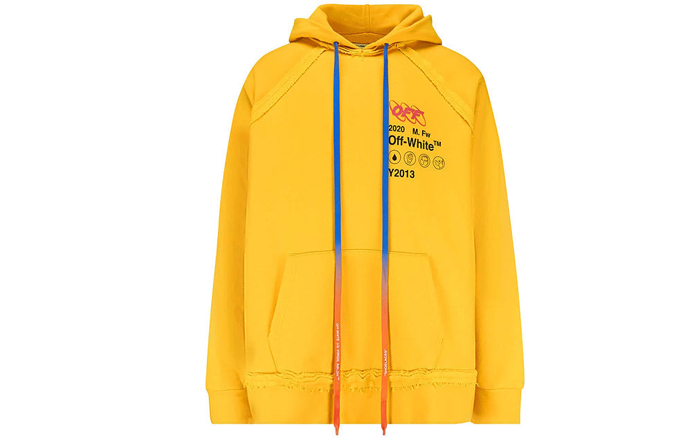 Off-White Industrial Y013 Drawstring Loose Fit Yellow OMBB057F19E300166010