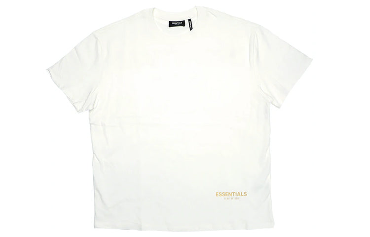 FOG Essentials Long beach Boxy FW19 Short Sleeve White T-Shirt FOG-FW19-120
