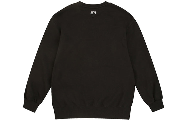 MLB NYLogo Long Sleeves Round Neck Unisex Black 31MTM3941-50L