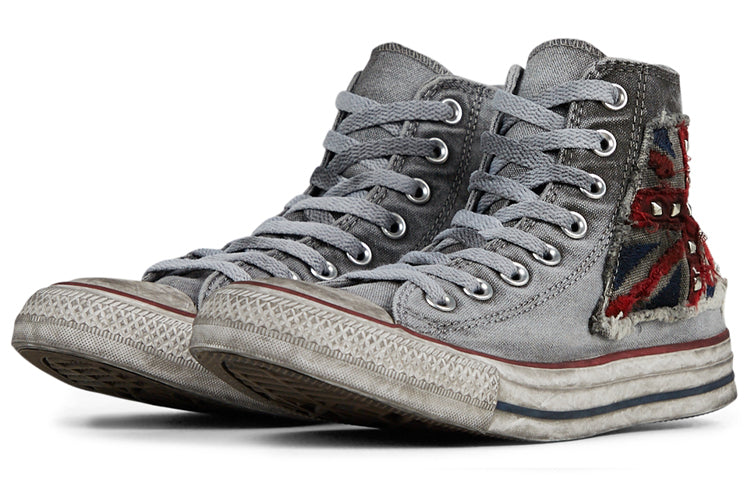 Converse Distressed Uk Flag Chuck Taylor All Star High Top 167388C