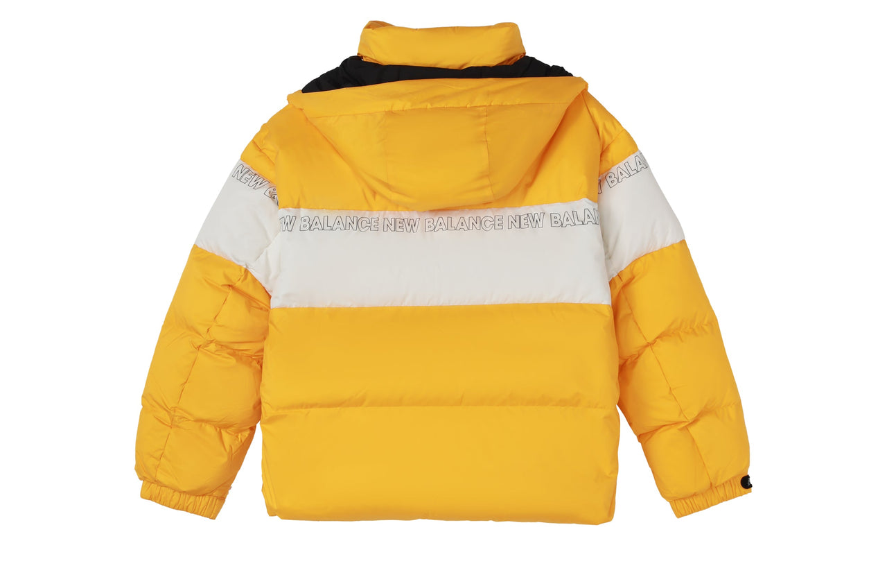 New Balance Colorblock Padded Jacket Asia Sizing 'Yellow White' NP943011-MY