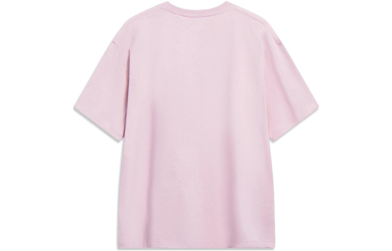 Li-Ning Chinese Culture Butterfly Graphic T-shirt 'Pink' AHST207-4