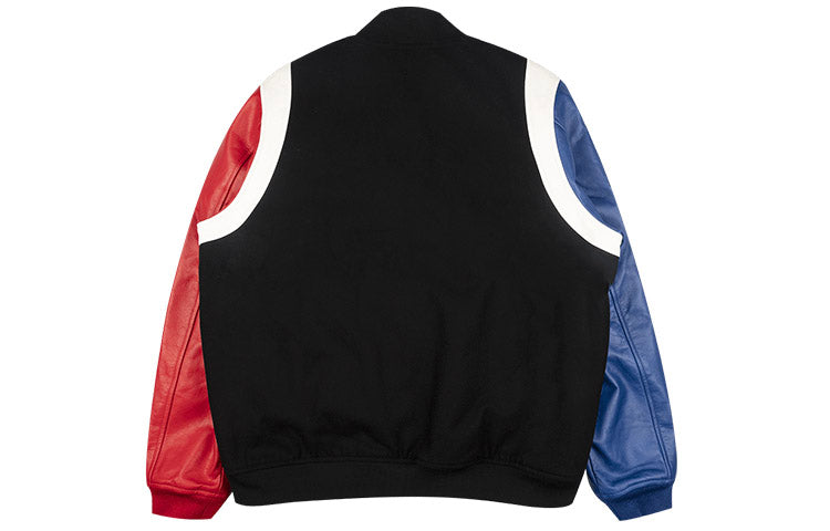 Air Jordan Air DNA Sleeve Splicing Jacket Red Blue Black AT9958-010