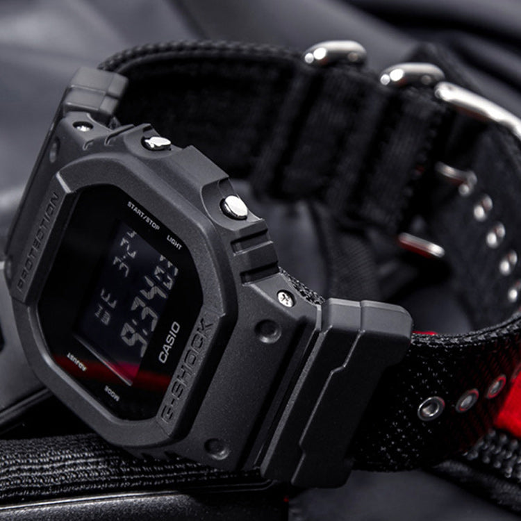 CASIO G-Shock Square 'Black' DW-5600BBN-1PR