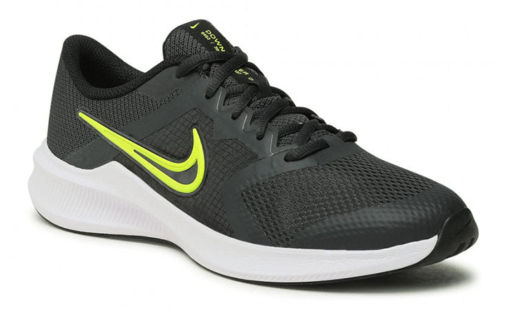 (GS) Nike Downshifter 11 Low-Top Black/Yellow CZ3949-011