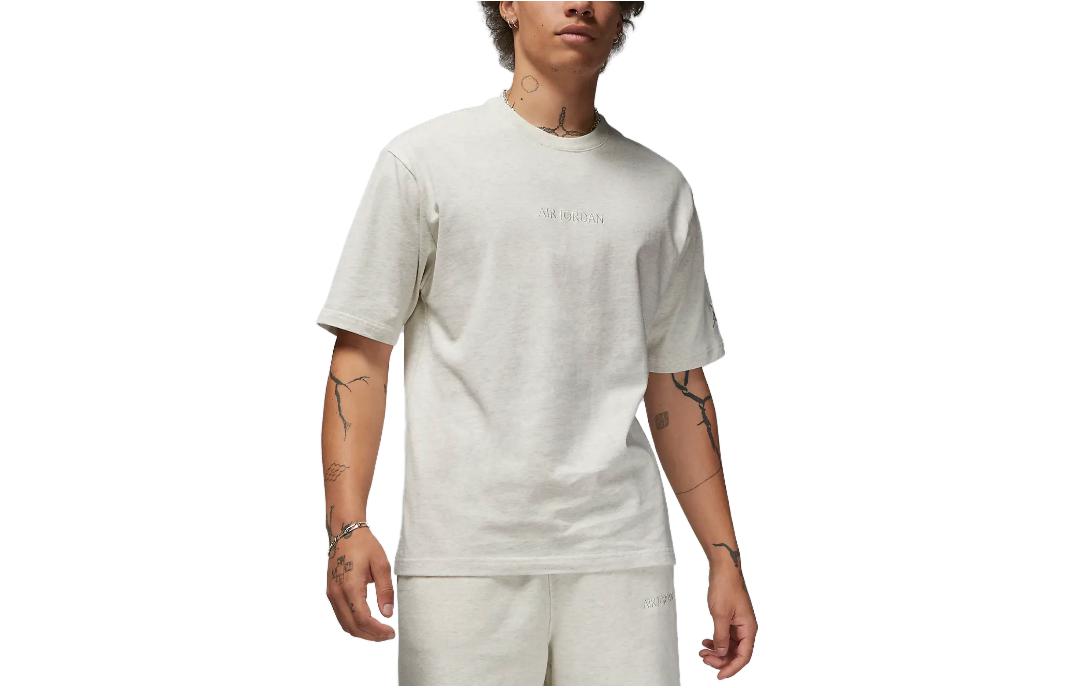 Air Jordan Wordmark T-Shirt 'Oatmeal Heather' FJ1969-141