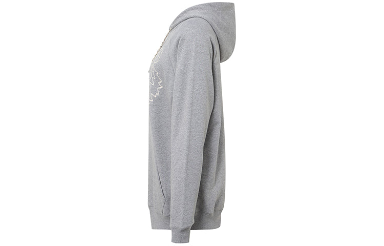(WMNS) KENZO Large Tiger Head Hoodie 'Light Grey' F962SW8644X5-94