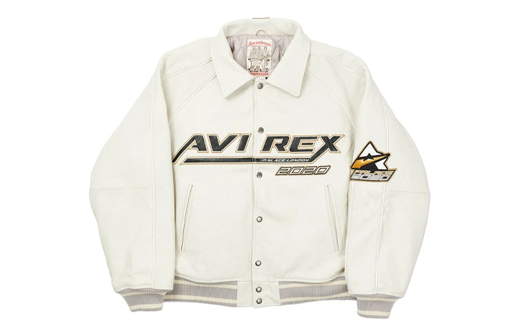 PALACE Embroidered Unisex White Jacket P19JK201