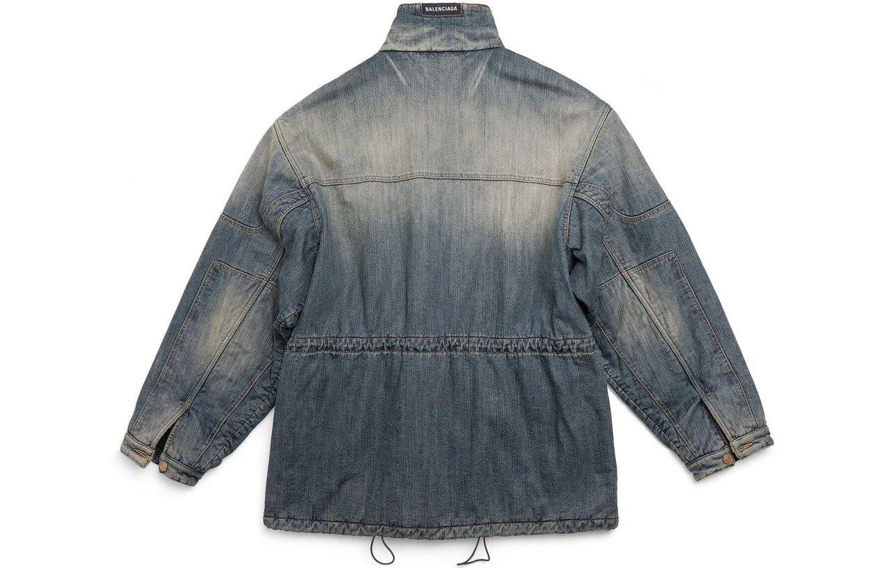 Balenciaga Parka Jacket 'Light Blue' 750946TNW654036