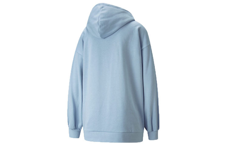 (WMNS) PUMA Casual Sports Loose Long Sleeves Hoodie Sky Blue 532283-61
