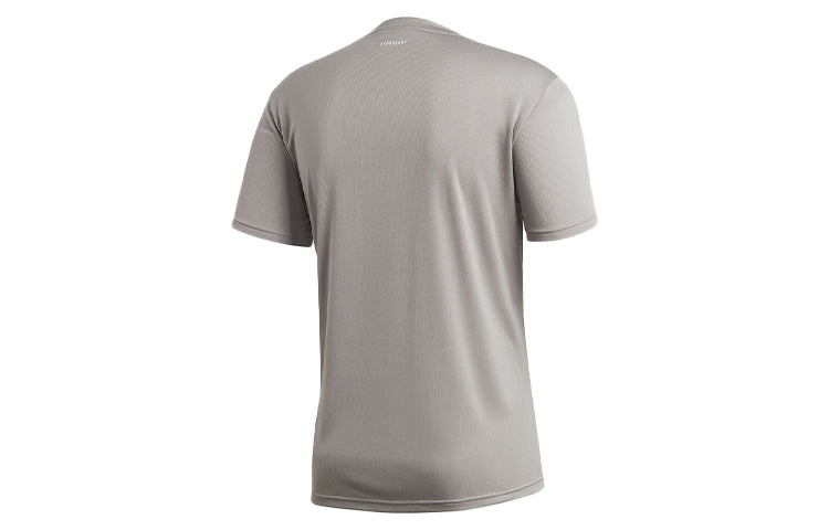 adidas Casual Sports Round Neck Short Sleeve Gray FJ5002