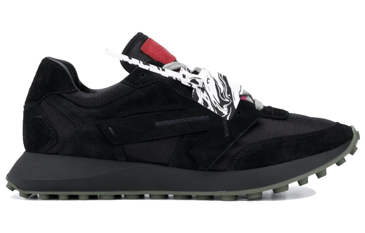 Male Off-White Arrow Sports Casual Shoes 'Black White Red' OMIA140E20LEA0011010