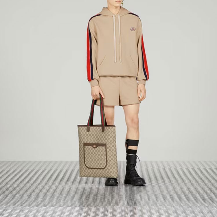 Gucci Jersey Hooded Sweatshirt 'Beige' 733972-XJFFB-9117