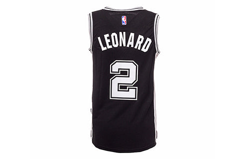 Men's adidas Kawhi Leonard Swingman (black/away) Basketball Sports Splicing Black Jersey A46147