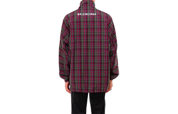 Balenciaga Plaid Full Zip Jacket 'Multicolor' 571434TGM316067