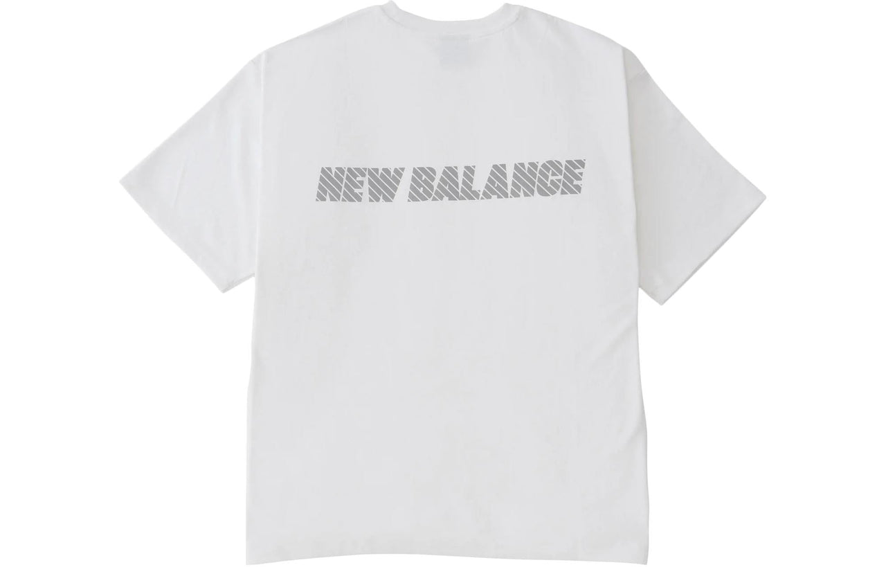 New Balance MET24 Reflection NB Logo T-Shirt Asia Sizing 'White' AMT45005-WT