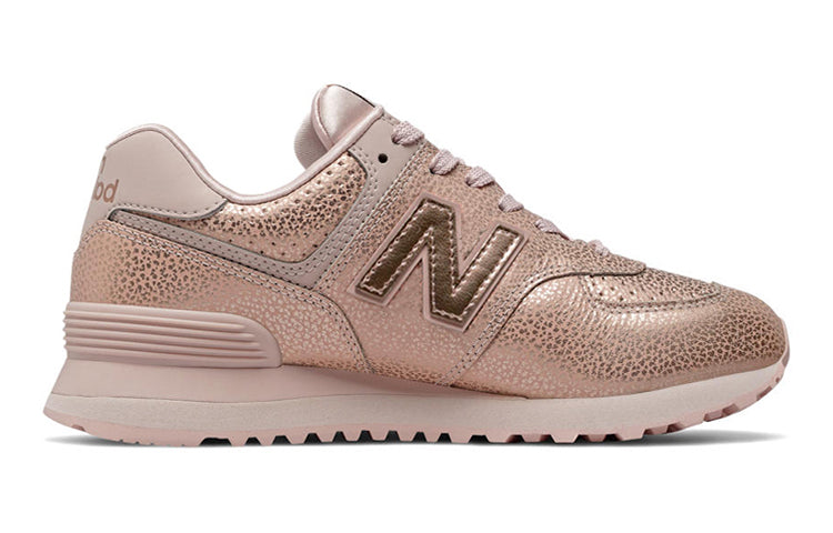 (WMNS) New Balance 574 Pink/Golden WL574SOJ