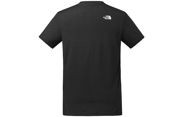 THE NORTH FACE Unisex Logo Printing Round-neck Tee Black 3VRW-JK3