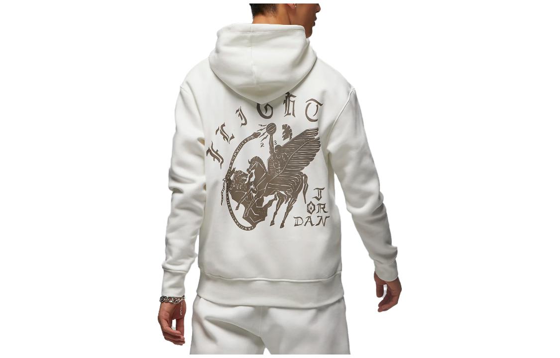 Air Jordan Artist Series by Umar Rashid Flight Fleece Pullover Hoodie 'Sail' DV7572-133