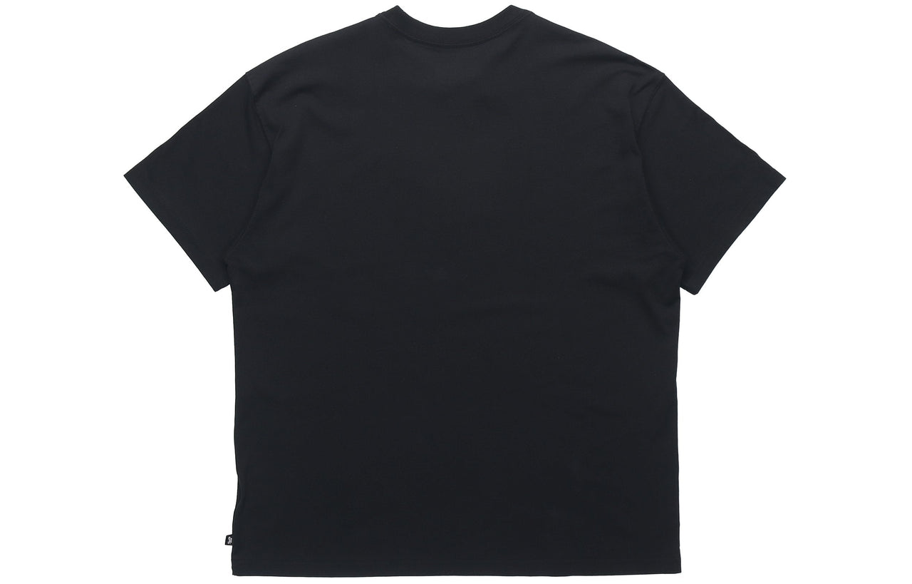 Nike SB Contrasting Colors Printing Skateboard Sports Short Sleeve Black DD1313-010