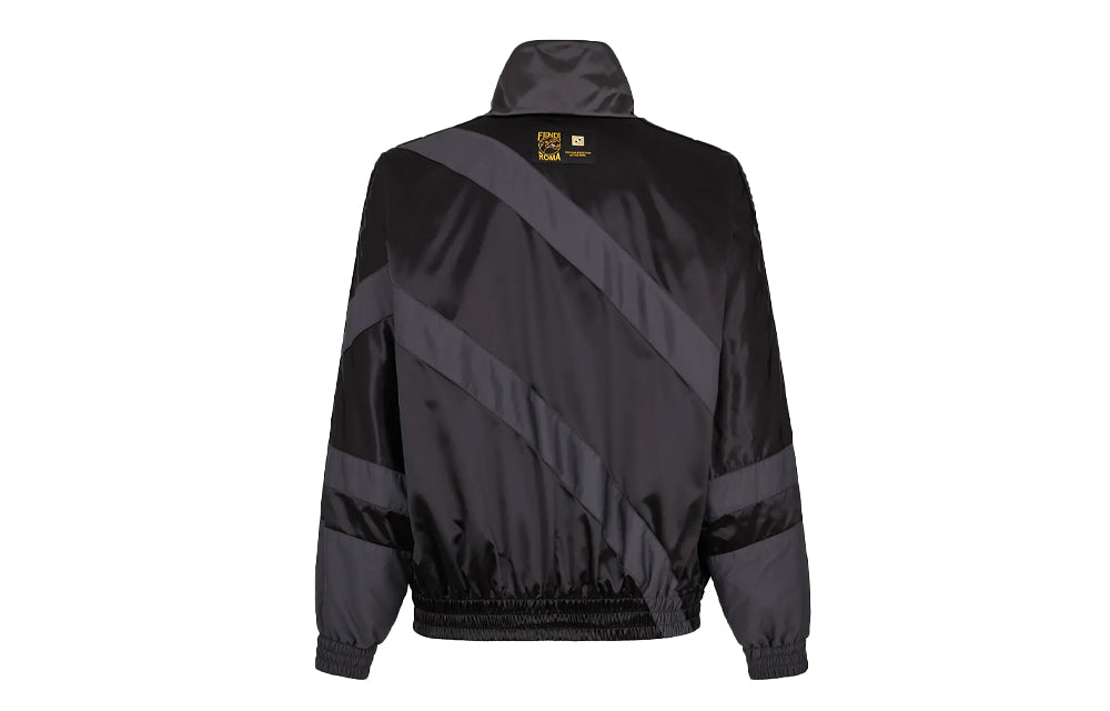 Men's FENDI FD High-tech Satin Jacket Black FAA734AD2TF0GME