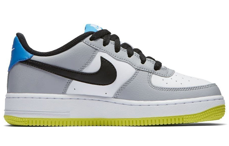 (GS) Nike Air Force 1 'Grey Volt' 596728-051