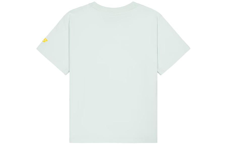(WMNS) New Balance Cartoon Short Sleeve T-Shirt Asia Sizing 'Light Blue' AWT41333-CYS