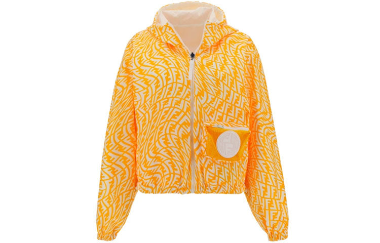 FENDI SS21 Reversible Hooded Jacket White FAN043AG3AF11A9