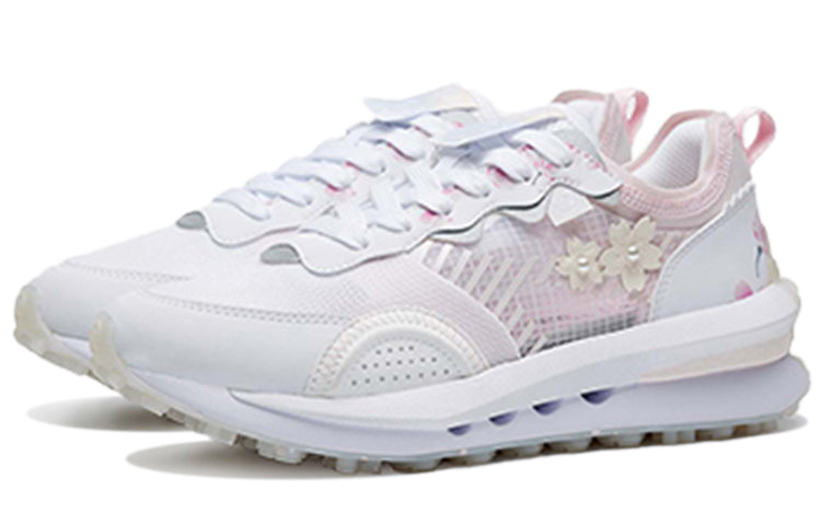 (WMNS) Li-Ning V2 Sakura Training Lifestyle Shoes 'White Pink' AGCS026-2