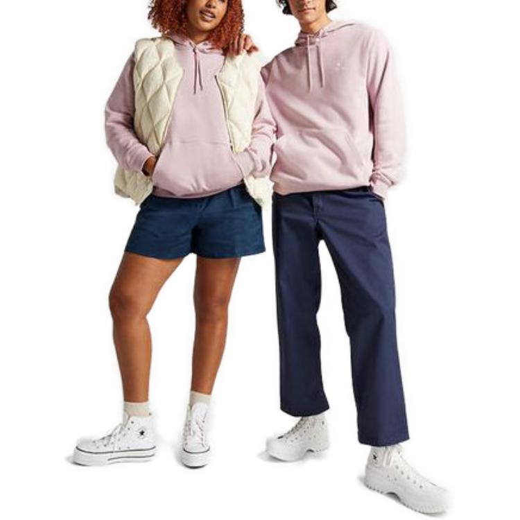 Converse Standard Fit Left Chest Star Chevron Embroidered Hoodie 'Phantom Violet' 10024509-A24