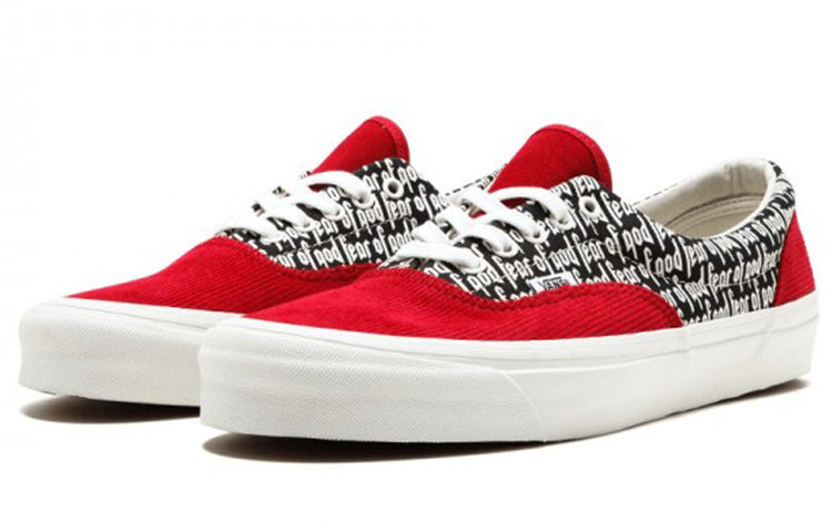 Fear Of God x Vans Era 95 Skate Shoes Unisex Red/Black VN0A3MQ5PZO