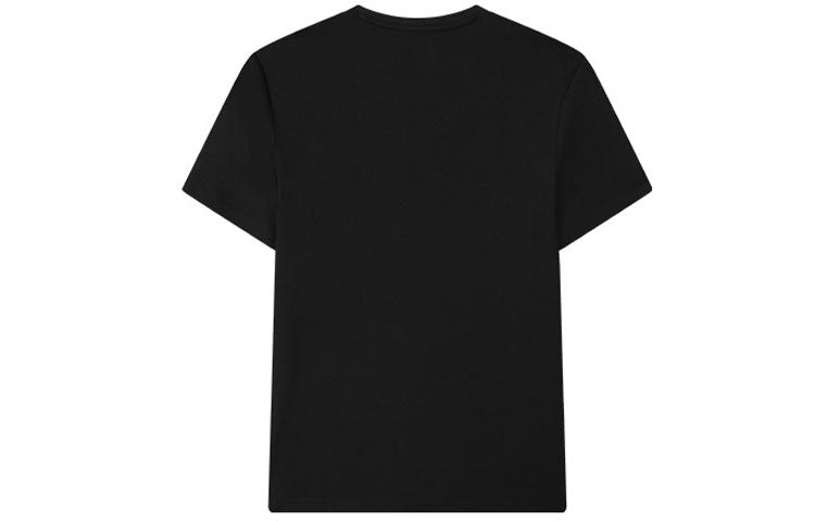 FILA Logo Printing Round Collar Sports Male Black F11M128107F-BK