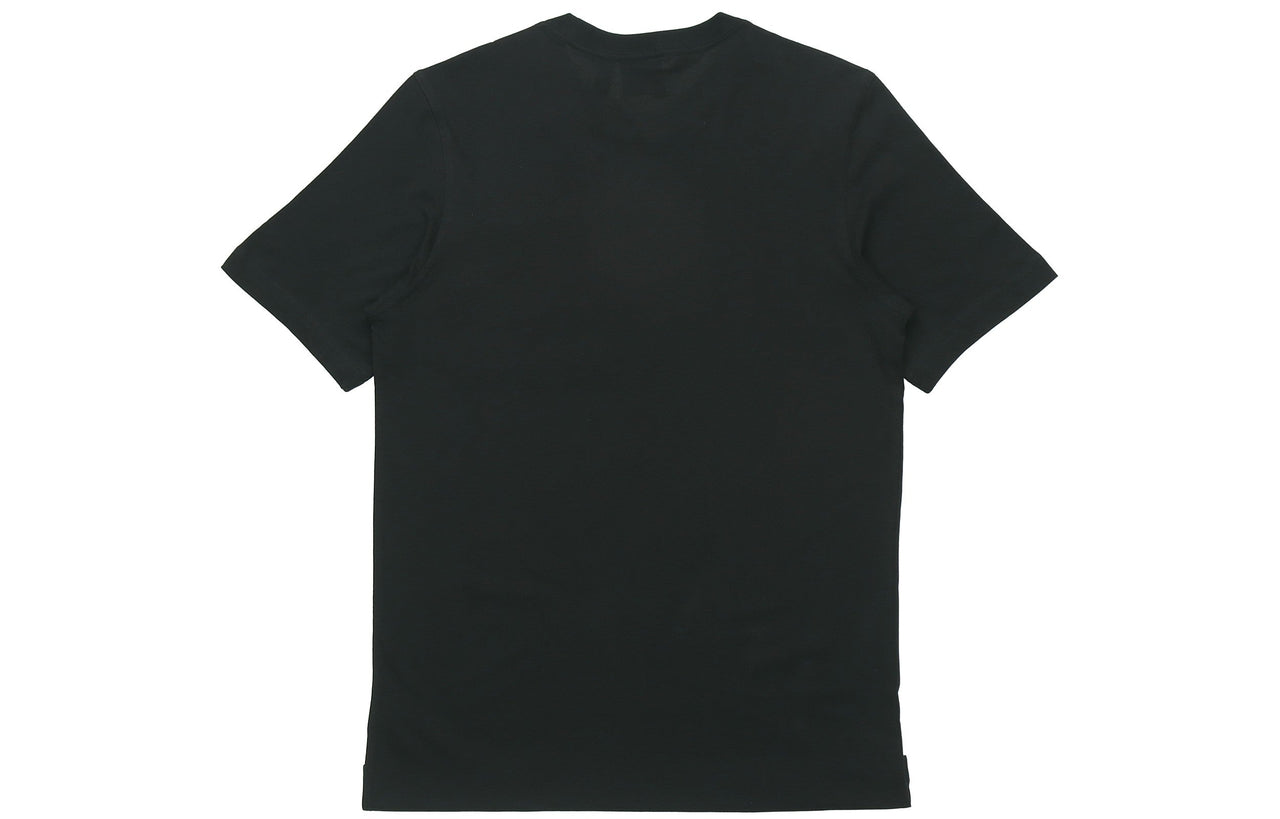 adidas originals Casual Printing Pocket Round Neck Short Sleeve Black DX3658