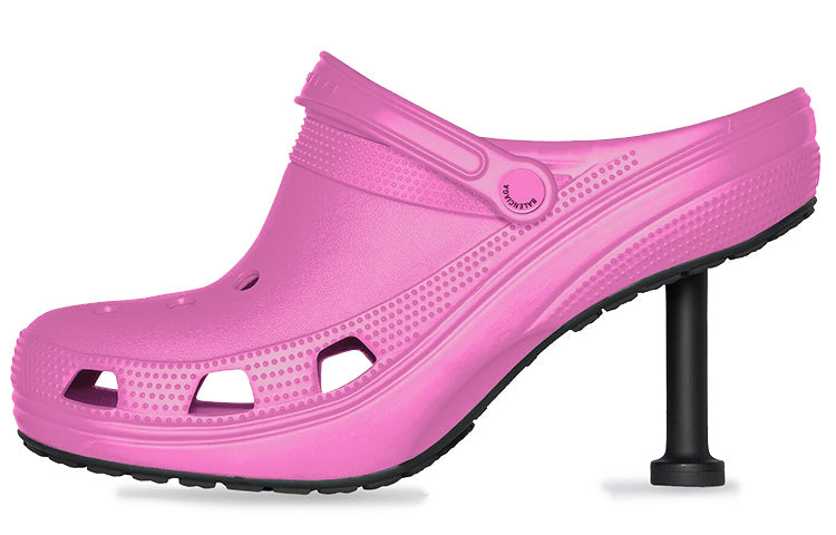 (WMNS) Balenciaga Madame 80MM x Crocs 'Pink' 677390W1S8E5300