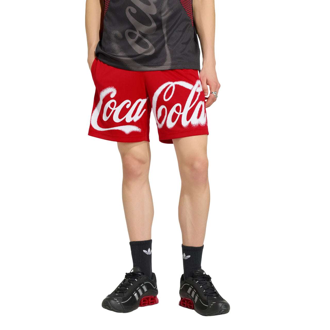 adidas x Coca-Cola Training Short Asia Sizing 'Vivid Red' KY2102