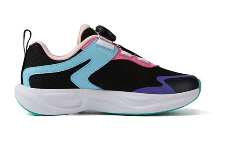 (GS) FILA Athletics Sport Shoes 'Black Purple Blue' K15B312403FNS