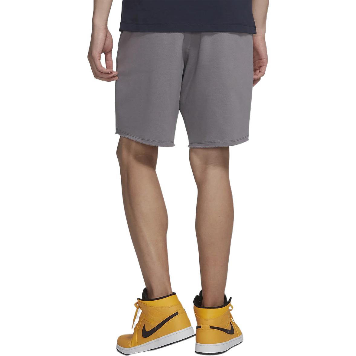 Jordan Solid Color Bronzing Alphabet Straight Shorts Men's Grey AV0693-086