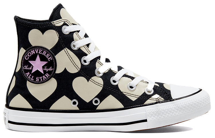 (WMNS) Converse Chuck Taylor All Star High 'Twisted Hearts - Black' 567143F