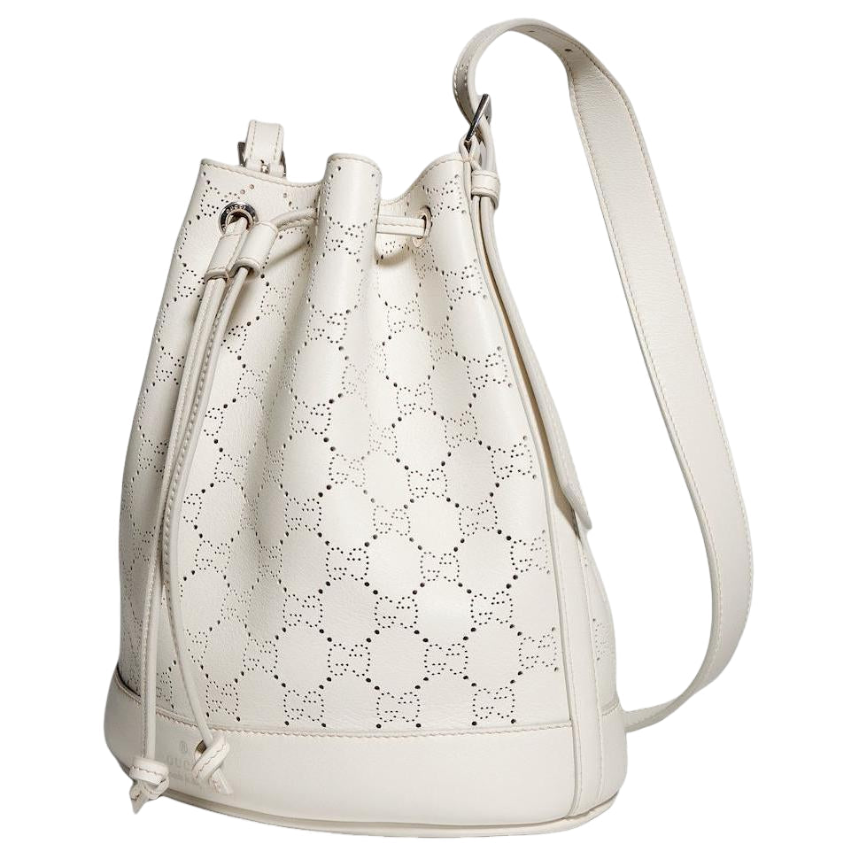 (WMNS) Gucci Venice Small Bucket Bag 'White' A002GW-AAG3G-9214